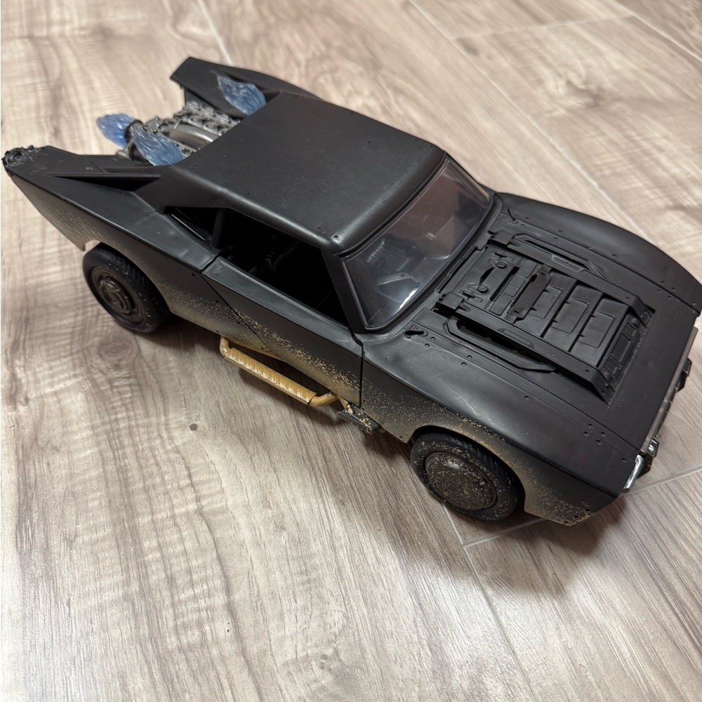 DC Comics Batmobile Black Toy Car Light & Sounds Tested
